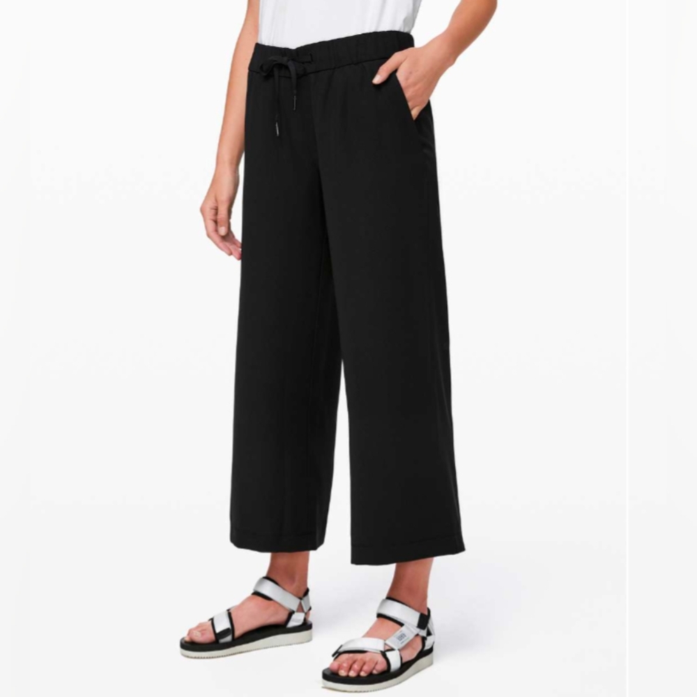 lululemon athletica Black Wide Leg Pants